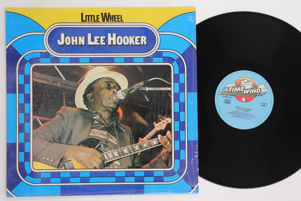 LP Record JOHN LEE HOOKER - Little Wheel F50017 TIME WIND Germany Blues Used