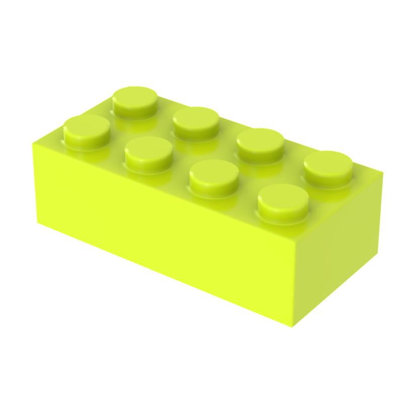 [FunBrick] 10/30/50PCS DIY 2x4 Dots Compatible With 3001 Building Blocks Bricks 2*4 Dots Educational Creative Size Toy