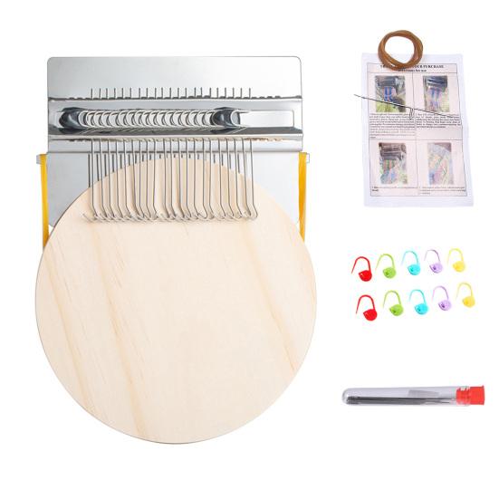 Yousheng Knit Patch Loom Kit Knitting Repair Patch Loom Knit Patch Maker Kit Portable Patch Darning Loom for Mending Worn Spots Holes