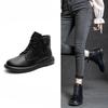 Plus-size Boots Women's Soft-soled Ankle Boots Flat Single Boots Rubber-soled Retro Low-top Shoes