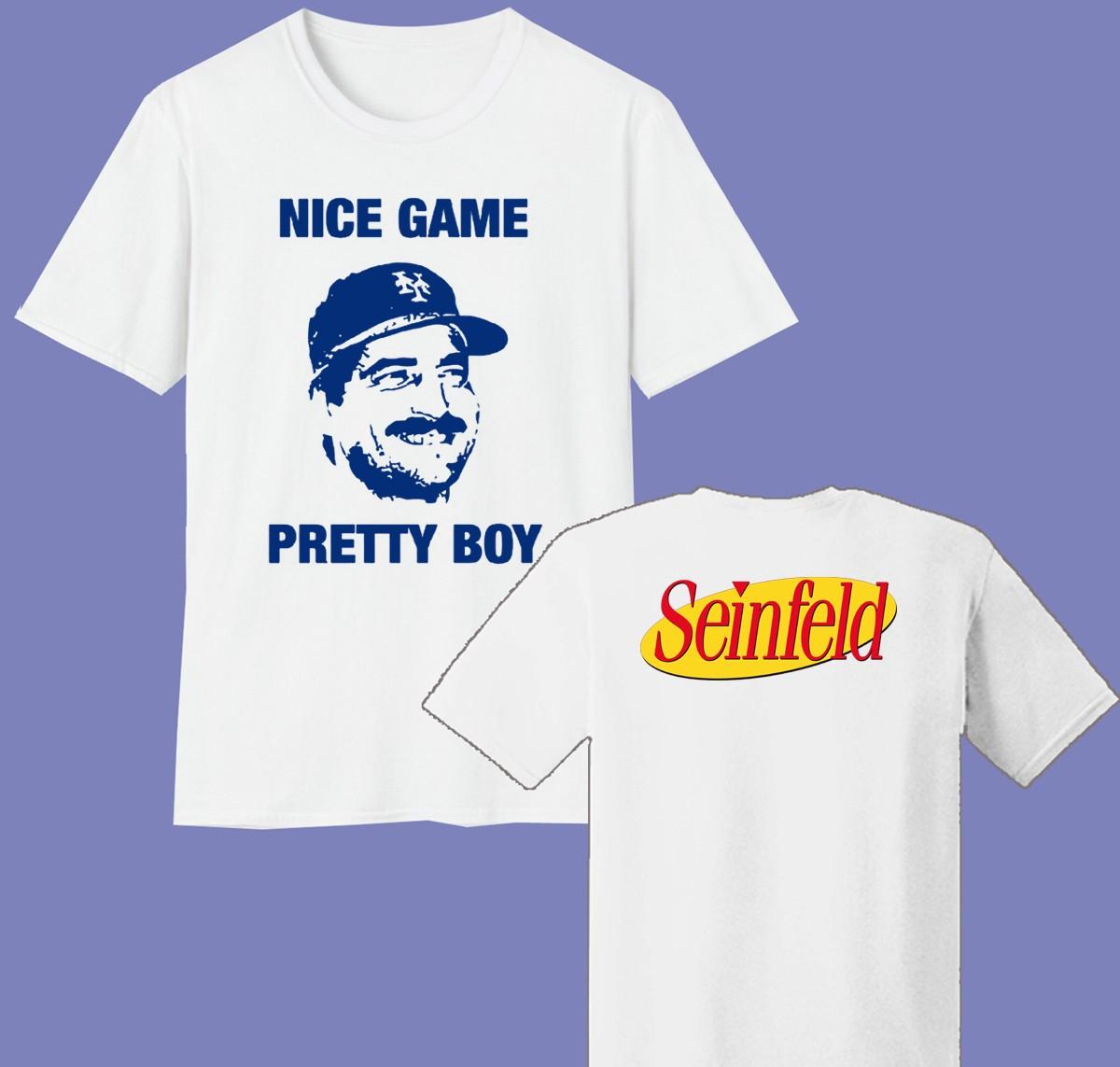 Nice Game Pretty Boy Seinfeld Men s White Size S-3XL S