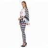 Harleen Quinzel Witch Festival Clown Cosplay Costume For Halloween Stage Performance