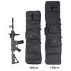 Sutekus Double Gun Case, Rifle Case, Airsoft Nylon, 2-Way, Black (120cm)