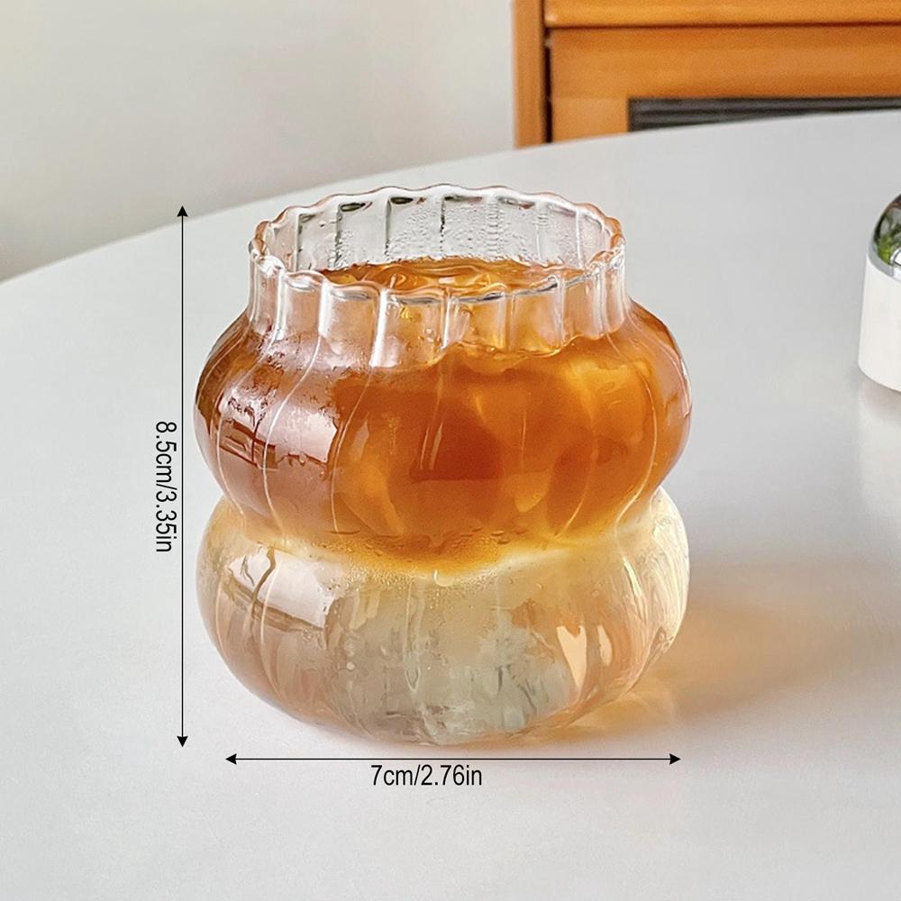 

Glass Cup Heat-resistant Latte Coffee Mug Cold Drinkware Water Cups Milk Beer Juice Tea Cup Whiskey Wine Glass 410-650ML