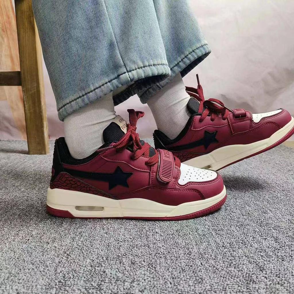 Hochwertige College-Stil Laufschuhe mit Kontrastfarbe, lässige Paar-Joggingschuhe mit Luftpolsterung, atmungsaktive Sportschuhe im Harajuku-Stil