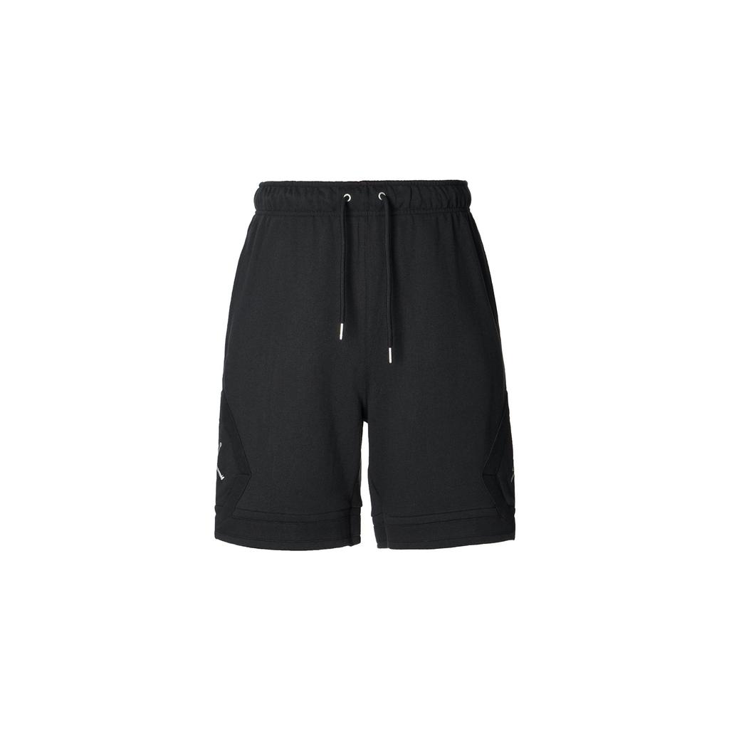Jordan Solid Color Logo Drawstring Shorts Men Bottoms Black DQ7473-010