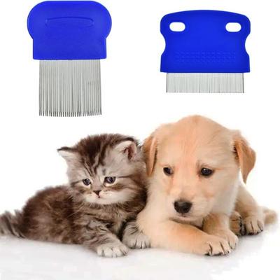 6Pcs/Set ABS Flea Comb Set Fine-tooth Quick Results Lice Nits Removal Comb Peine Styling Tools For Small, Medium & Large Pets