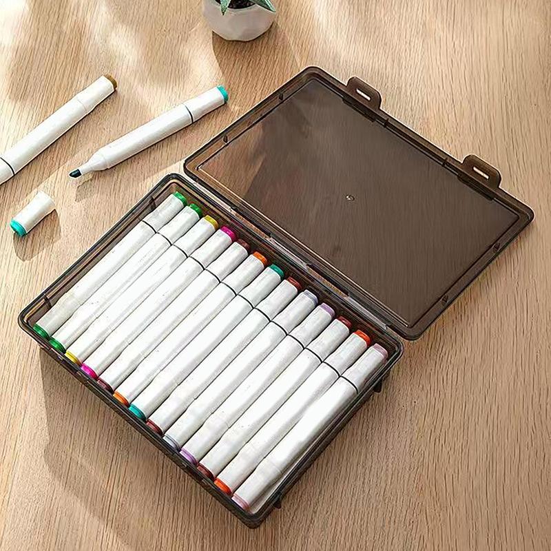 1Pc Document Organizer Box Household Certificate File A4 Box Important Information Registration Book Dust Proof Storage Case