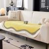 Chenille Sofa Cushion with Plush Edge Non-slip Sofa Cover Four Seasons Universal Couch Slipcovers Irregular Shape Sofa Towel