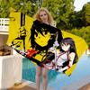 Akame Ga KILLS Anime Microfiber Blanket Quick Drying Beach Towels Oversized Printing Super Absorbent Pool Towel Blanket