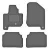 Velour Graphite Car Mats For: Kia Soul EV Hatchback (2013-2019)