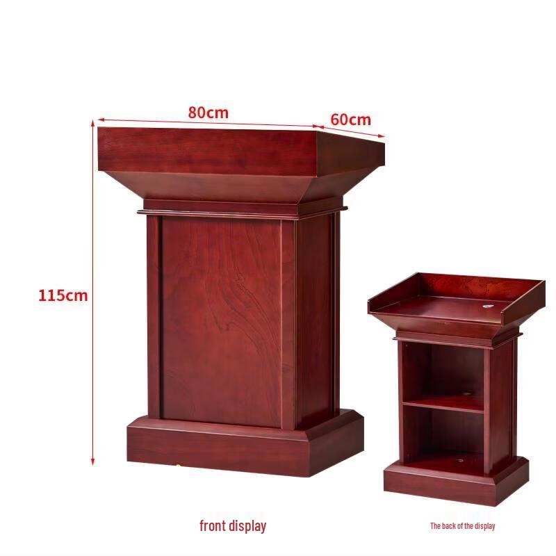 Red Walnut Plywood Enlarged Lectern