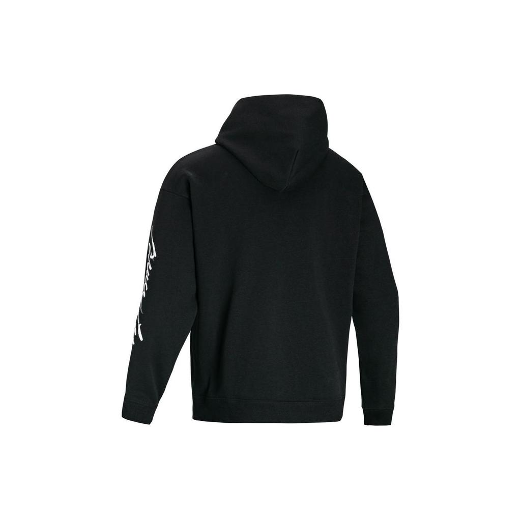 Under Armour X Bruce Lee Collaboration UA Spring Collection Bruce Lee Collaboration Printed Hoodie Men Hoodies Black 1383109-001