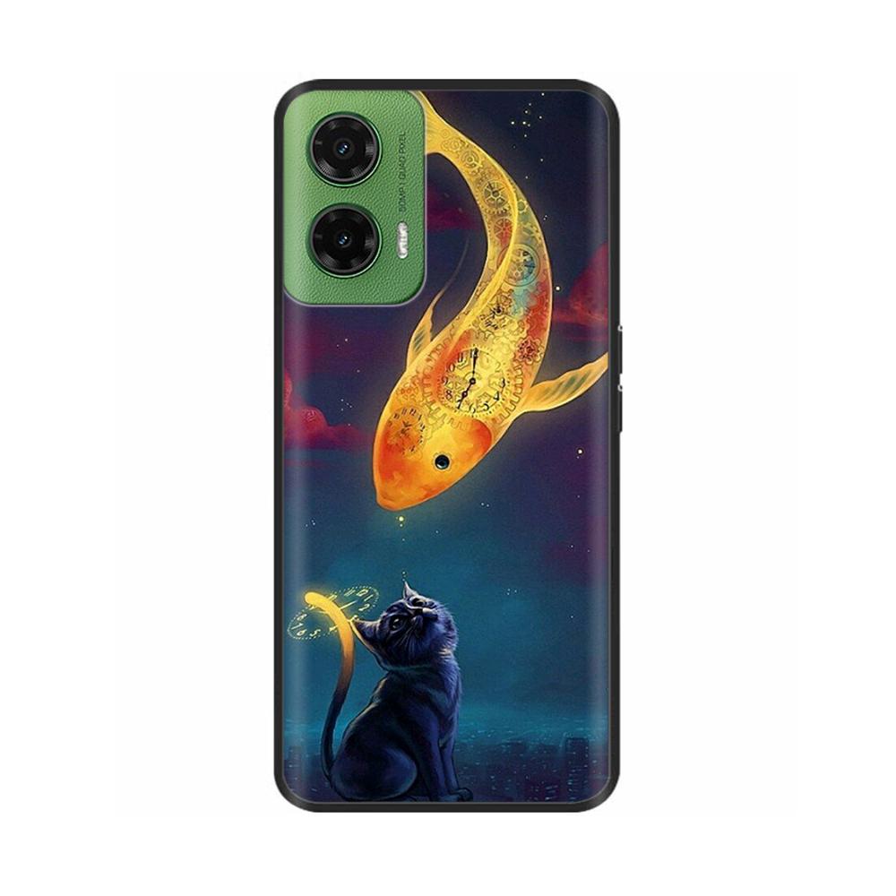 Für Motorola Moto G35 5G Hülle G 35 Niedlich Weiches Silikon Anti-Fall Hohe Qualität Schutzhülle für Moto G35 XT2433-5 MotoG35