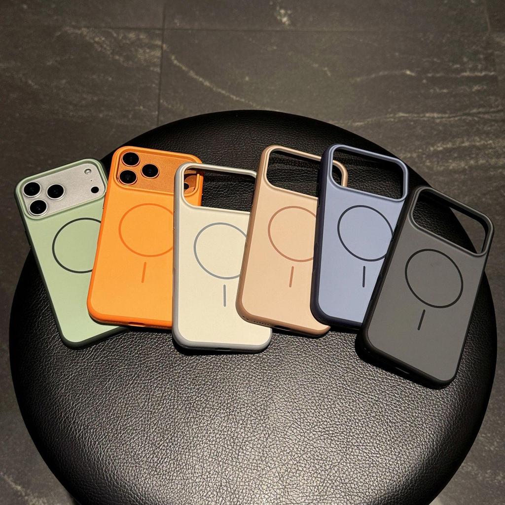 Color-Block Magnetic Phone Case for iPhone 17 Pro Max, Drop-Proof and Protective for iPhone 14-16.