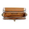 Coach Cassie 19 C Buckle Flap Pebble Leather Messenger Bag Women Bags White 88346-B4HA