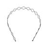 Spring Shape Thin Metal Hair Hoop Double Layer Men Hair Bands Elegnat Wave Shape Headband  Daily
