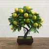 Artificial Fruit Potted Tree Bonsai Living Room Tabletop Decoration Dining Room Green Plant Fake Flower Decoration