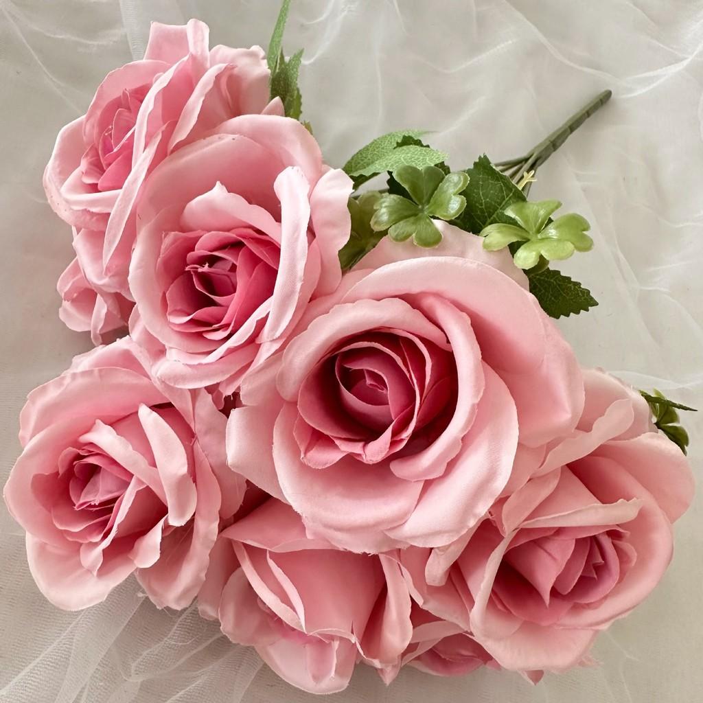 Rose Plant Simulated Restaurant Desktop Decoration Wedding Props Photography