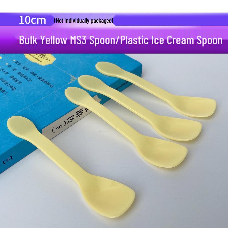 Disposable Wooden Ice Cream Tasting Spoons