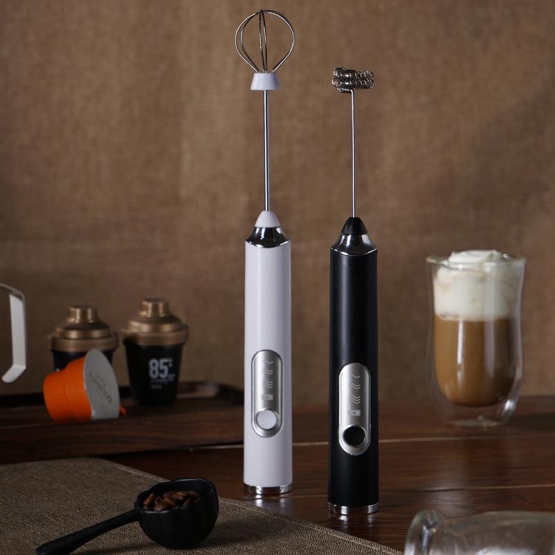 Portable Rechargeable Handheld Electric Milk Frother & Coffee Mixer