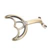 Elegante Supporto a Braccio per Ventilatore da Soffitto in Lega di Zinco Dorata, Rastrelliera, Design Silenziosi per Uso Domestico e Ufficio, Miglioramento dell'Estetica