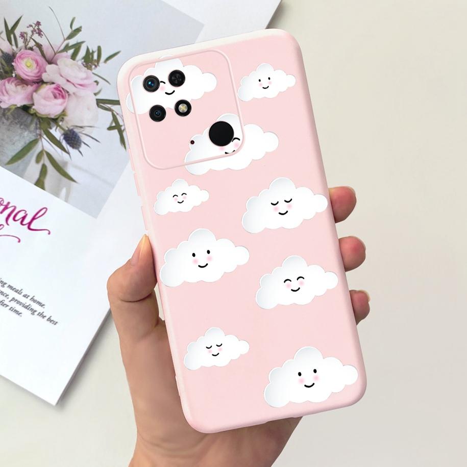 For Redmi 10C Case For Xiaomi Redmi 10 Power Cover Fashion Flower Slim Soft Silicone Phone Cases For Xiaomi Redmi 10C 10 C Funda