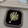 Colorful Retro Peacock Brooch Creative Pin  Personalized Jewelry Accessories Y2K Fashion Party Clothing Trend Gift