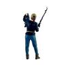 Artistic 1/64 Scale Miniature Fishing Figure Resin Attractive Mini Fishing Scene Resin Ornament for Decorative Use Gift