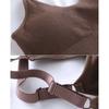 Soutien-gorge de sport sans couture pour femmes, haut de fitness sexy, sans anneau en acier, sous-vêtements, beauté du dos, coton, lingerie fine