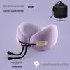 Portable U-Shaped Travel Neck Pillow for Long-Distance Car Rides - Collapsible Cervical Support Pillow