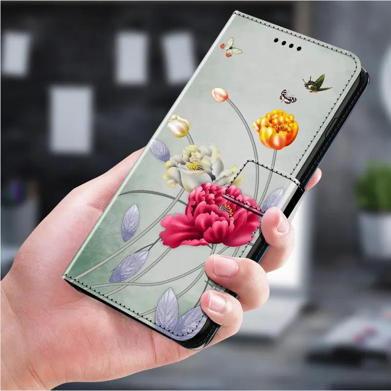 Leather Wallet Cover For Samsung Galaxy S21 S22 S23 Plus Ultra Case Flip Stand Book Magnetic Case For Galaxy S23+ S23Plus S21FE