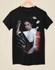 Lady Snowblood - Unisex Schwarzes T-Shirt, inspiriert von einem japanischen Filmplakat