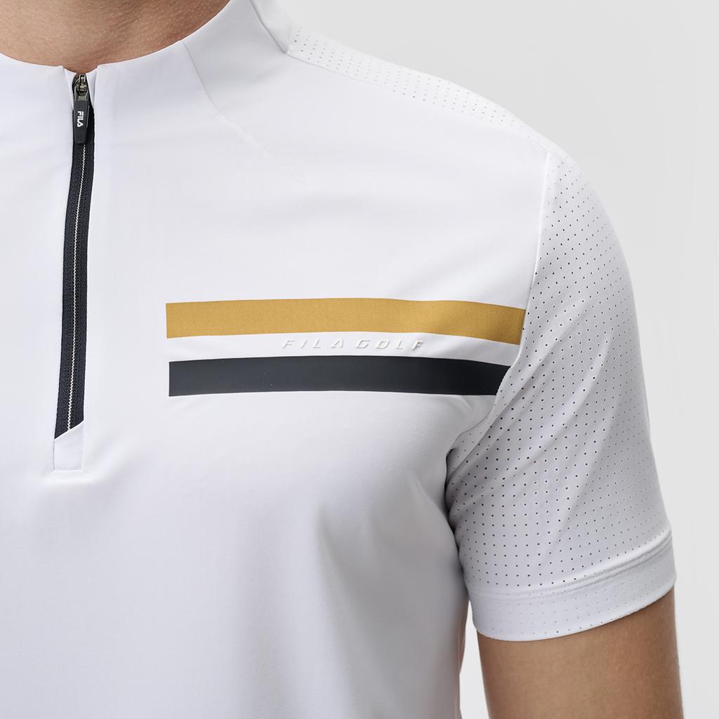 New FILA T Shirts Men's Jade White A11M435109FWT