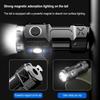 Flashlight Led Strong Light Rechargeable Portable Camping Lantern With Magnet Use Focusing  Long Range Lighting Equipment