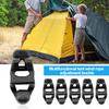 10Pcs Wind Rope Adjustment Buckle Durable Tent Tarp Canopy Shelter Adjuster for Outdoor Camping Hiking