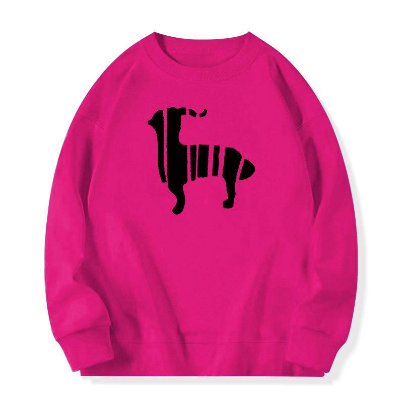 Women's High-End Loose Hoodie with Plus Velvet - Spring/Autumn Pitaya Top
