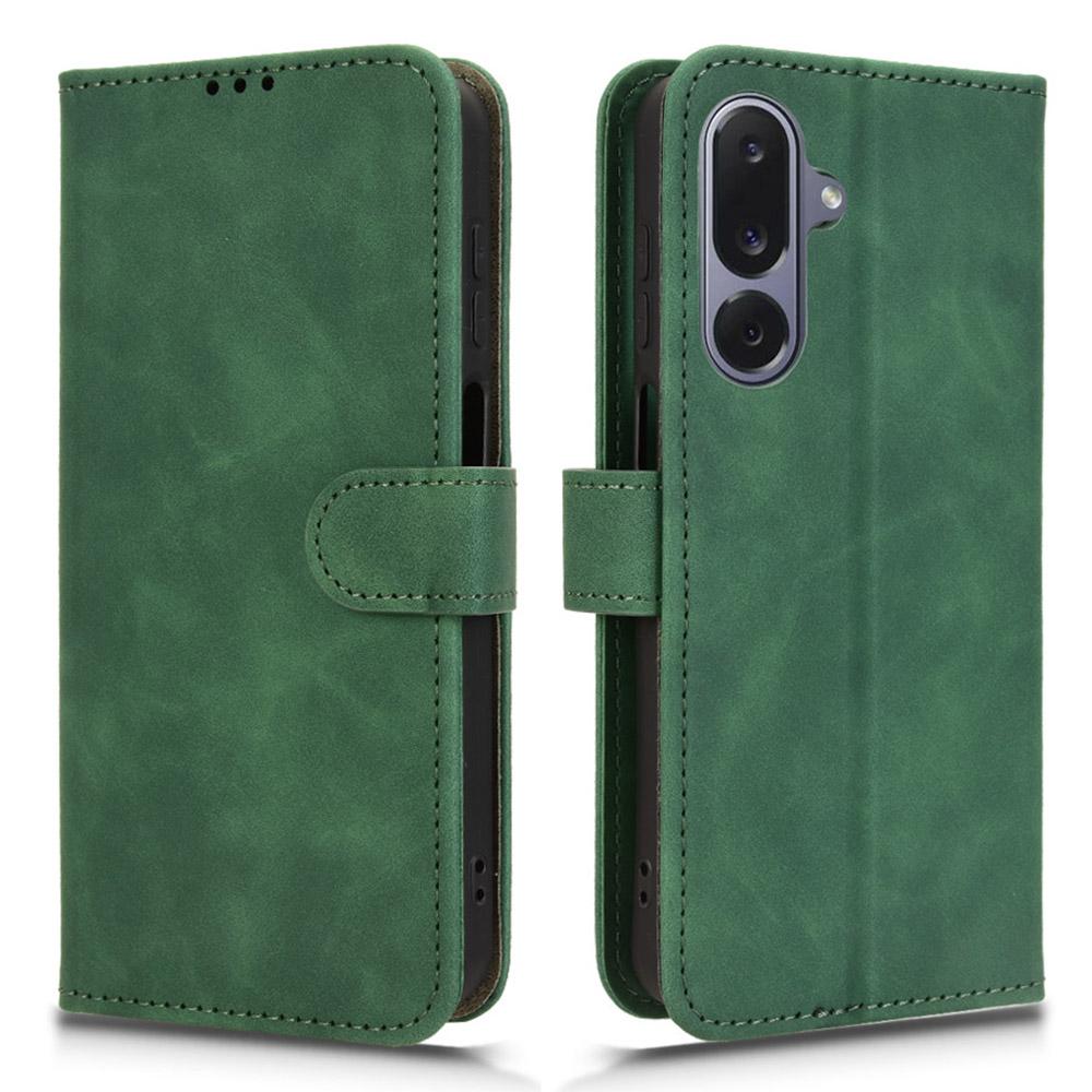For Samsung Galaxy M36 5G Leather Case Skin Feel Anti Drop Wallet Flip Phone Cover