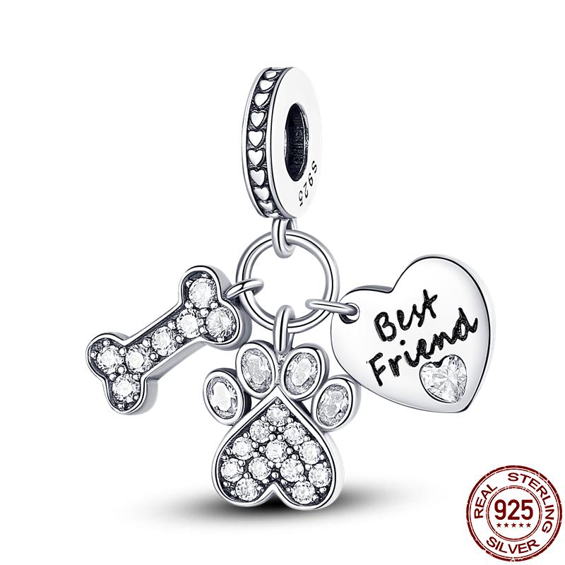 100% 925 Strerling Silver Bee Series Charms Fit Original Diy Bracelet Beads DIY Jewelry For Women