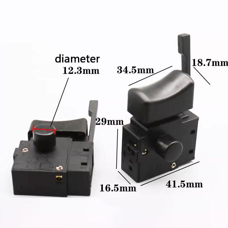 1PCS FA2-6/1BEK Lock On Power Tool Electric Drill Speed Control Trigger Button Switch MT603MT651MT60 Hand Drill Switch
