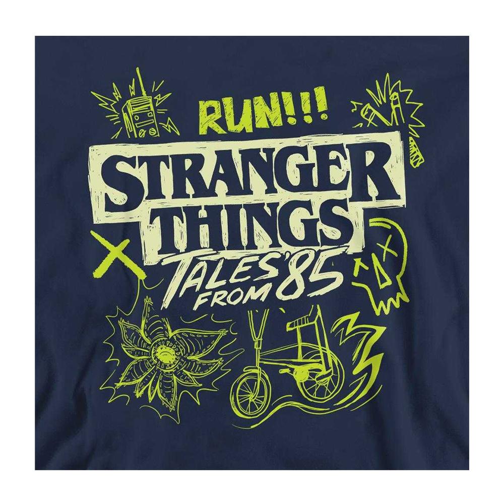 Stranger Things: Tales from ´85 Unisex Adult Graffiti Glow Sweatshirt