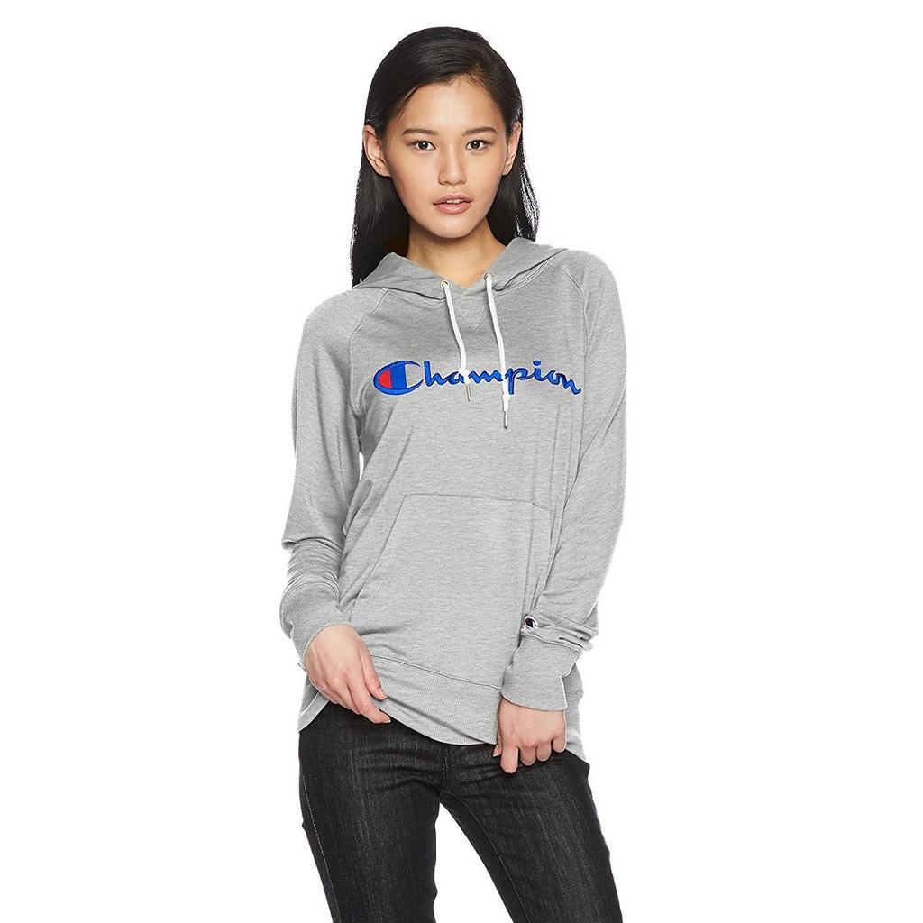 Champion Sweatshirt Oxford Size M Size Women's CW-MS104, Gray, (Japan M)