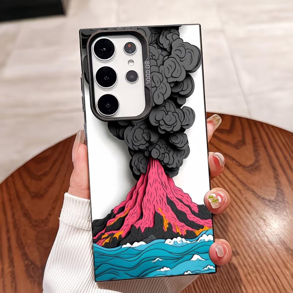 Volcanic eruption High-end Exquisite Luxury Phone Case PhoneCase for Samsung Galaxy S26 S25 S24 S23 S22 S21 FE Ultra Plus