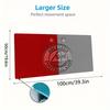 Aberdeen Football Club Print  Cushion Non-slip Laptop Tablet Big Mousepad XXL Mat Mini PC Playmat With Lock Edge