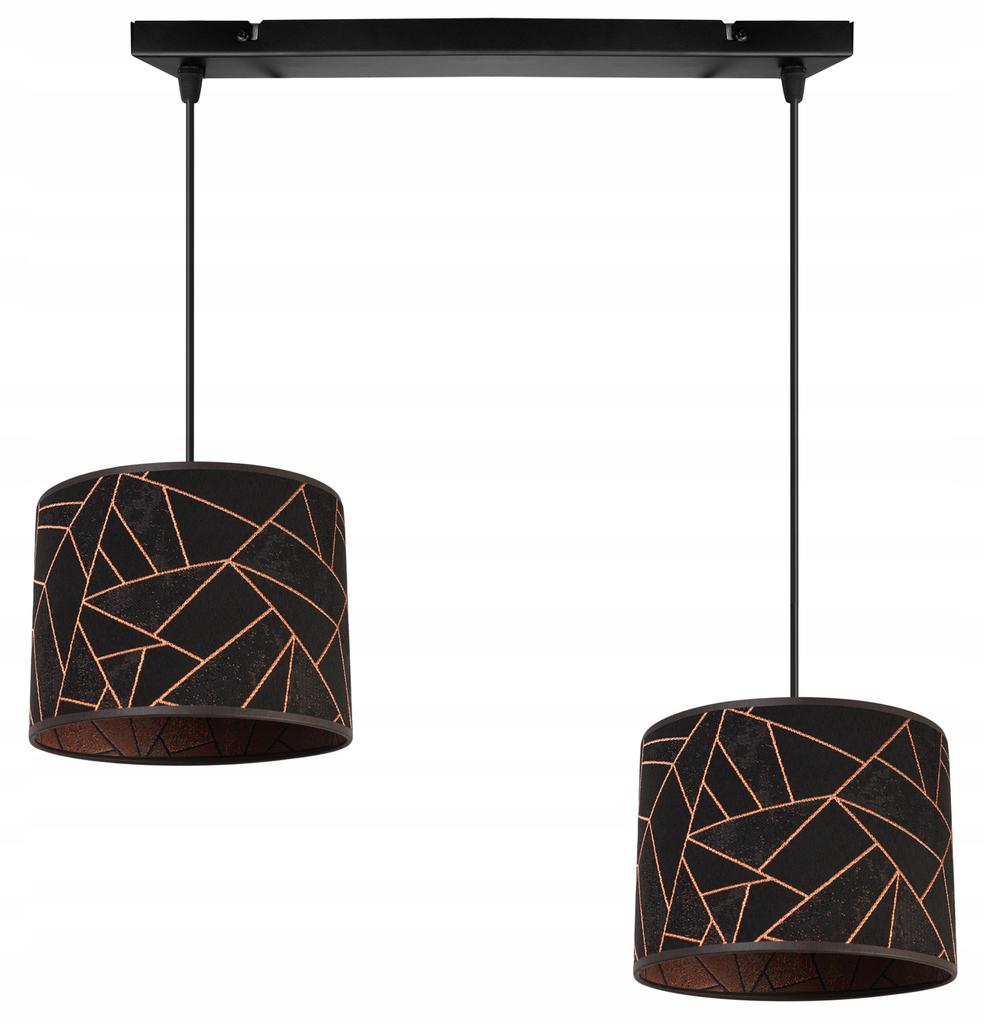 Hanging Lamp, Ceiling Chandelier, Lampshade, Pattern, Copper