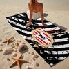 1pz Telo da Spiaggia Crest Psv Eindhoven - Morbido, Microfibra Assorbente, Leggero, Ideale per la Spiaggia, Feste, Viaggi, Campeggio, Regali per tifosi