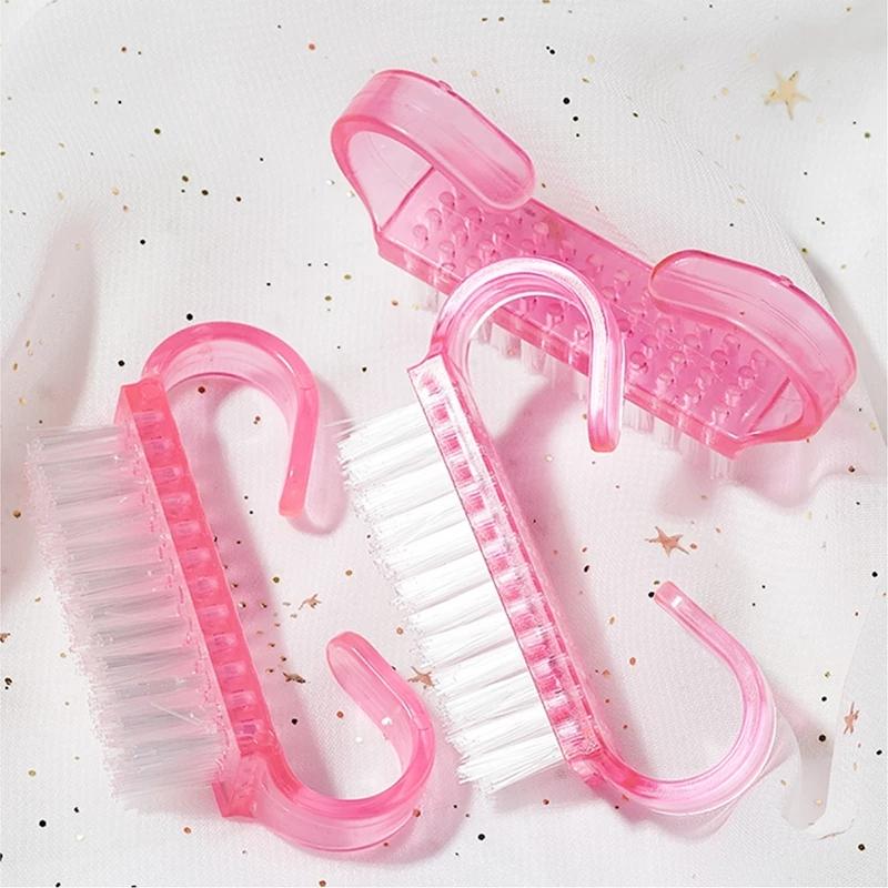 20 buc. Mini perii de curățare a prafului pentru arta unghiilor, pentru gel UV, acrilic, îndepărtare moale, perie pentru paiete de putere, instrumente de îngrijire a degetelor pentru manichiură.