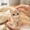 High Elastic Cotton Plush Simulation Cat Doll Keychain, Soft Skin Friendly Stuffed Animal Decorative Toy Pendant, Kitten Plushie Bag Charm for