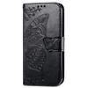 Butterfly Embossed Leather Wallet Flip Case for Samsung Galaxy S26 S25 S24 S23 S22 S21 S20 Ultra Plus FE Edge, Card Holder Cover