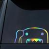Hinter den Kulissen Domo Kun Vinyl Autoaufkleber, Wasserdichte Cartoon-Aufkleber für Auto Stoßstange Heckscheibe Auto Außen Styling Dekor Zubehör